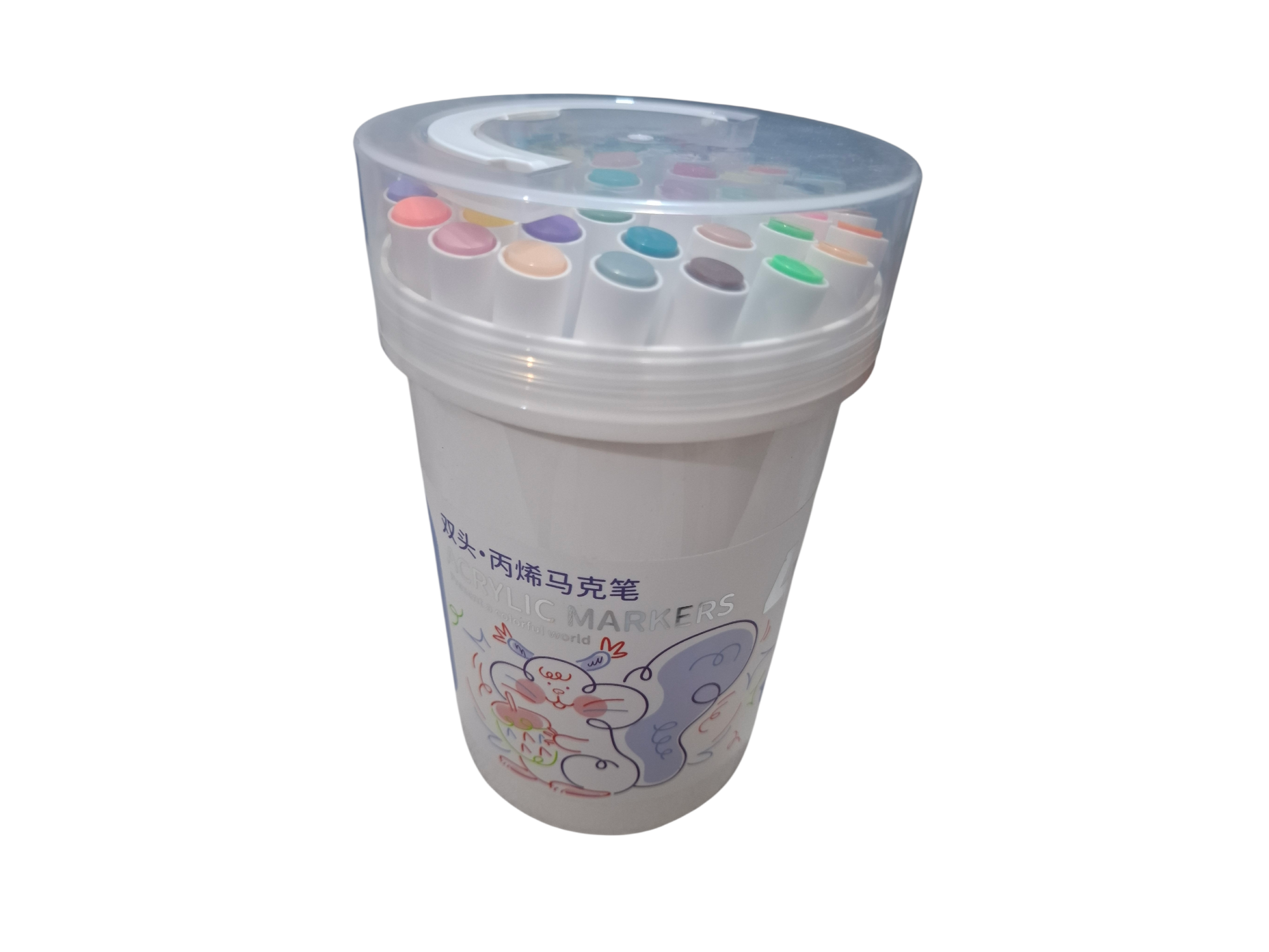 Marcadores doble punta x 48 U