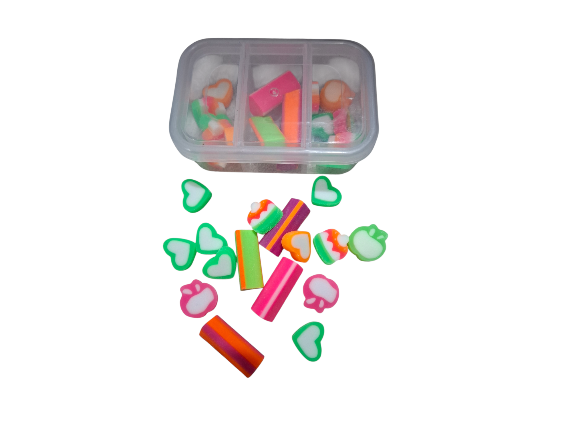 Cajita de gomas de borrar