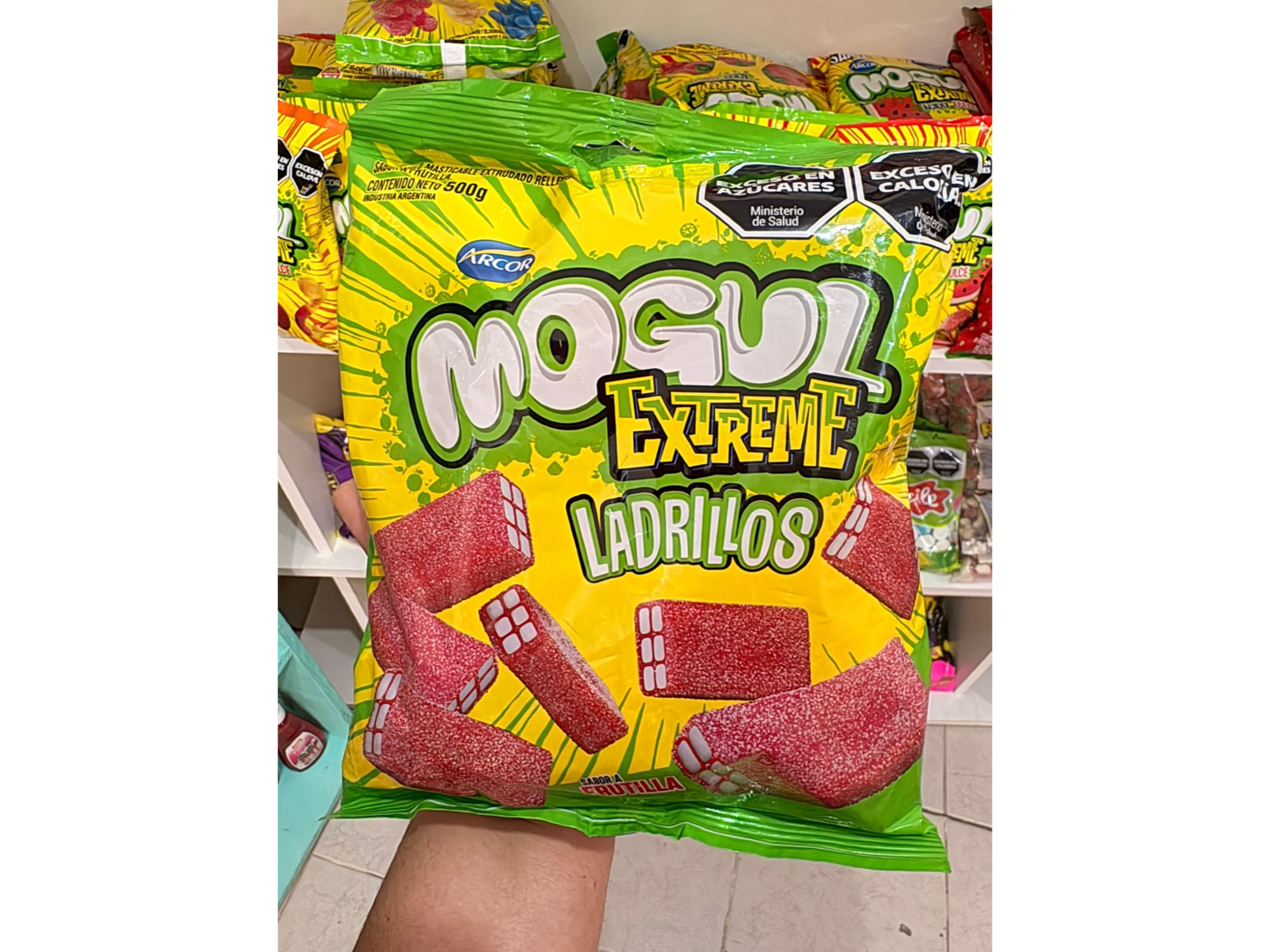 Ladrillos frutilla 500gms