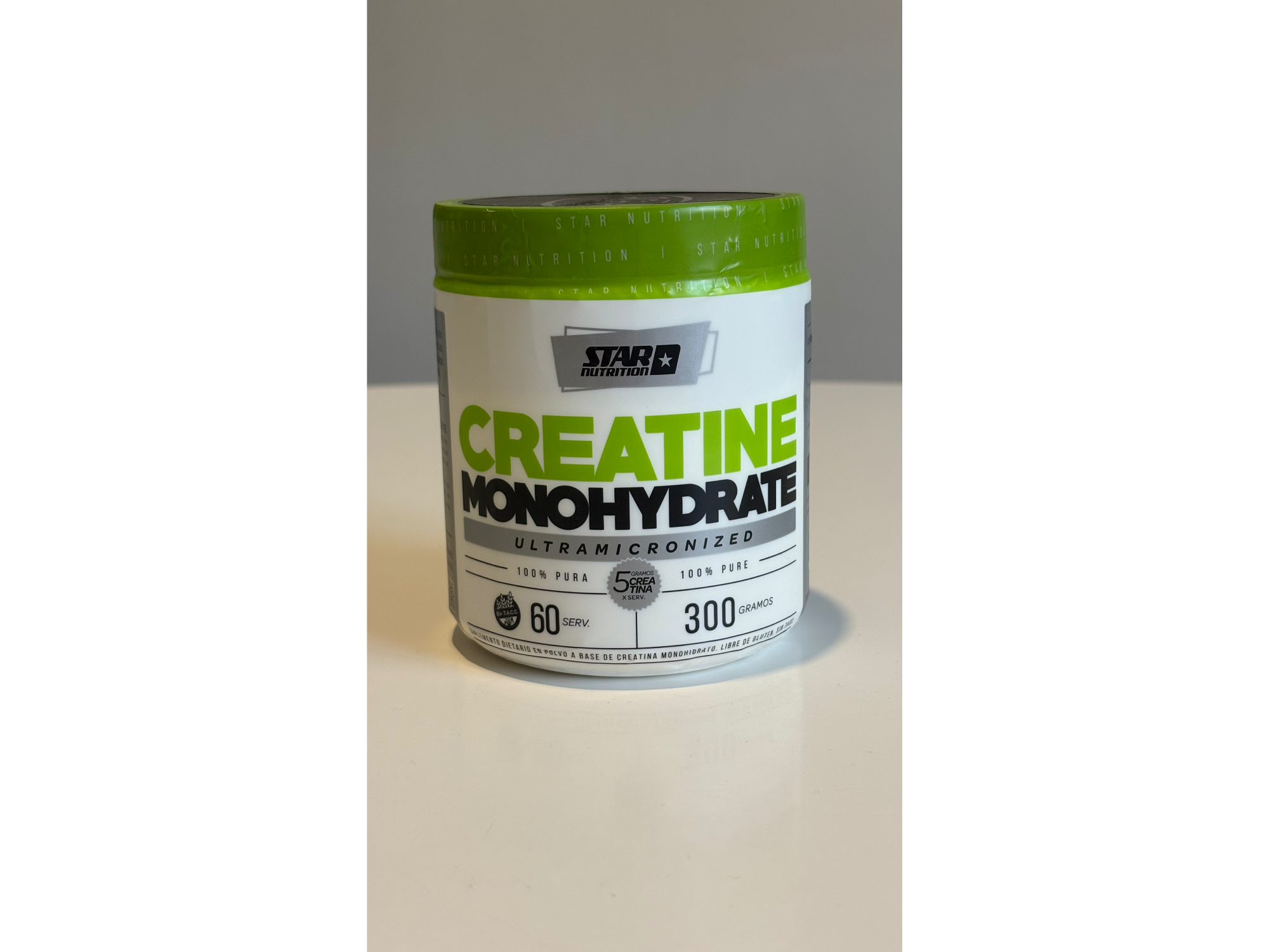 STAR NUTRITION, Creatina monohidrato neutra x 300g pote