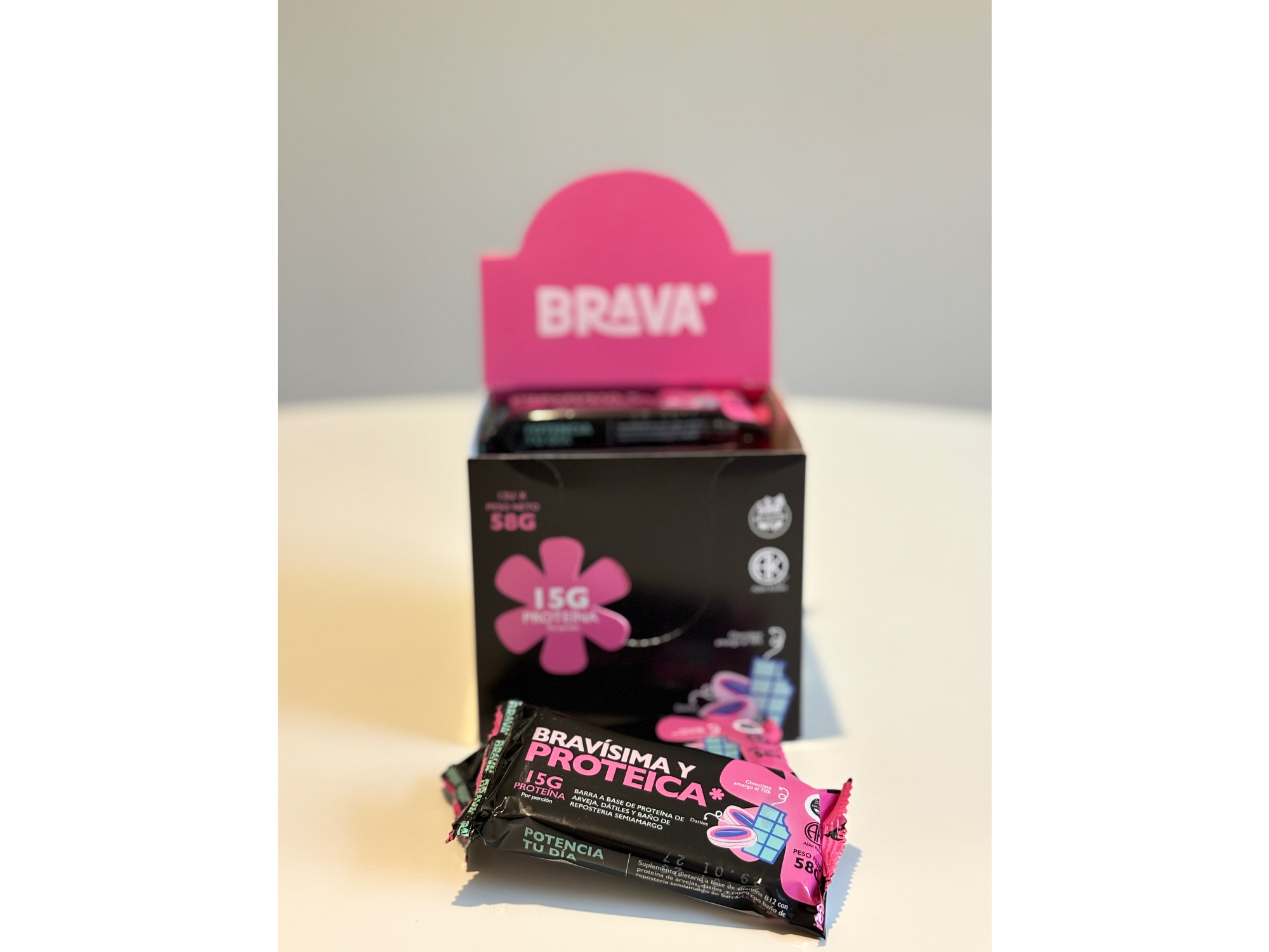 BRAVA, barrita proteica cacao