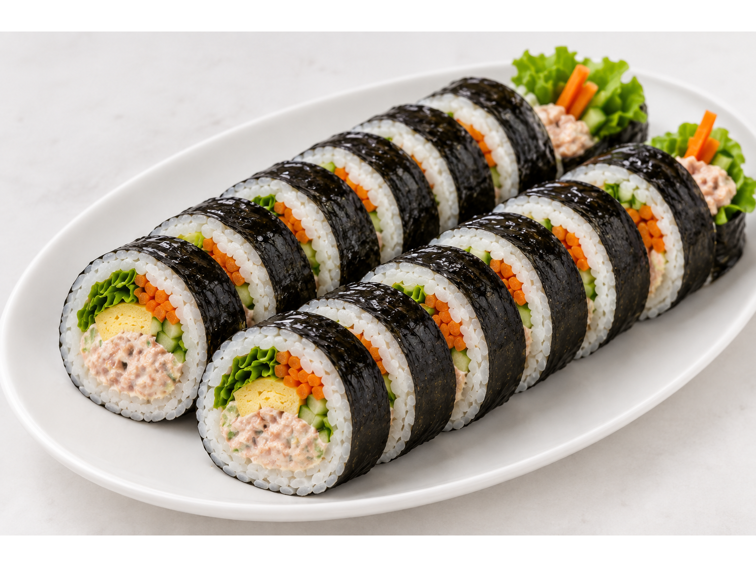 Kimbap de atun mayo