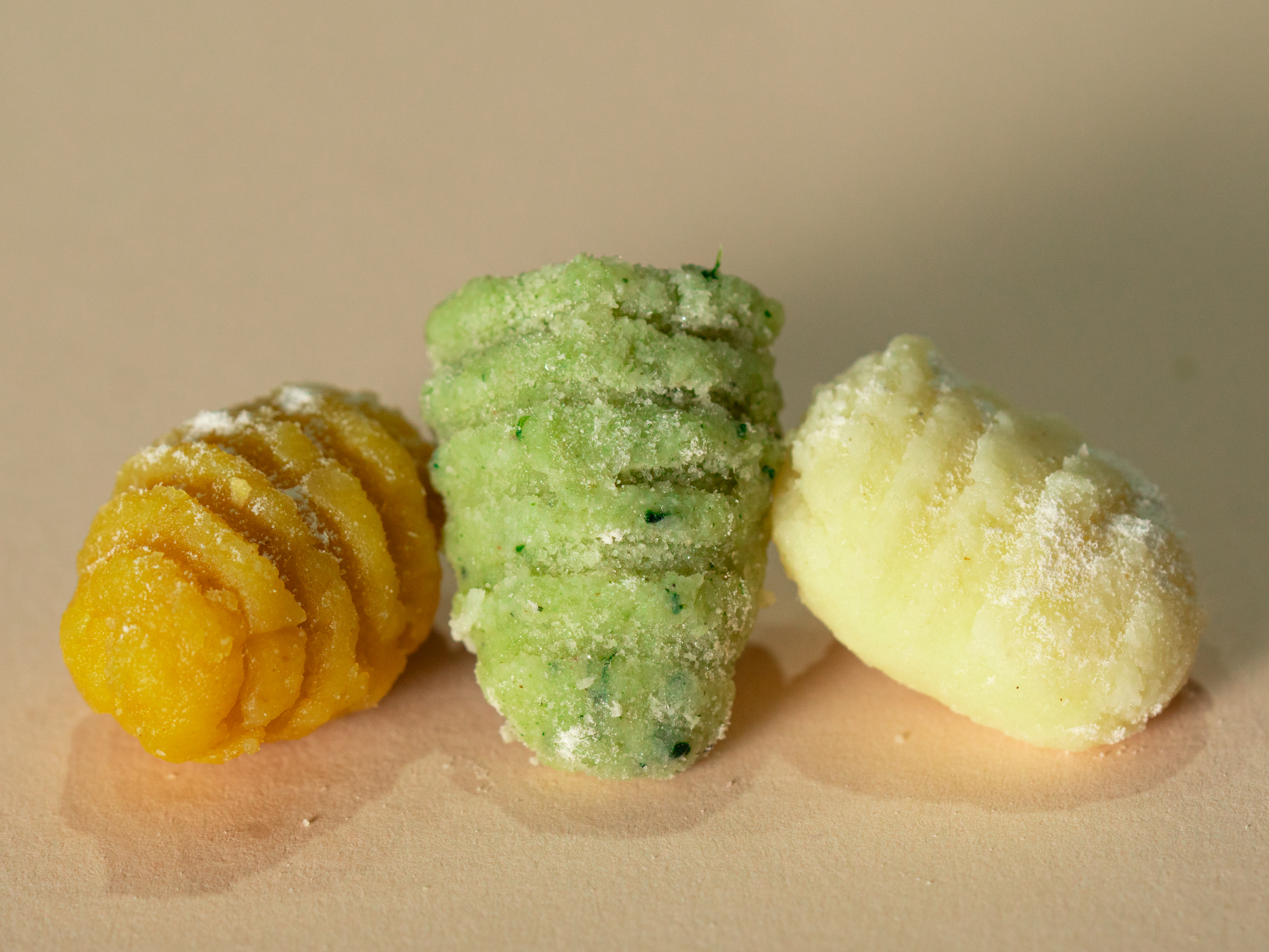 ÑOQUIS - Tricolor (papa, espinaca y calabaza)