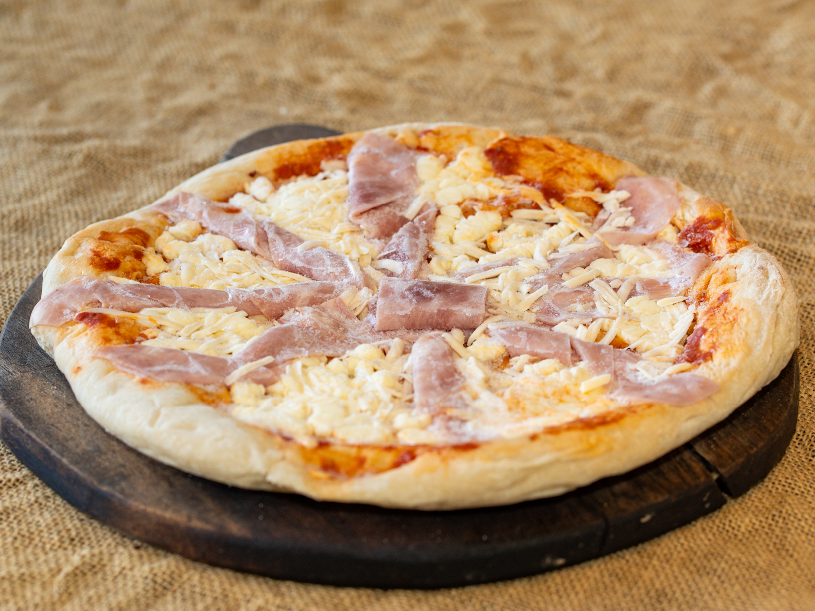 PIZZAS Jamon y Muzarella - 8 porciones