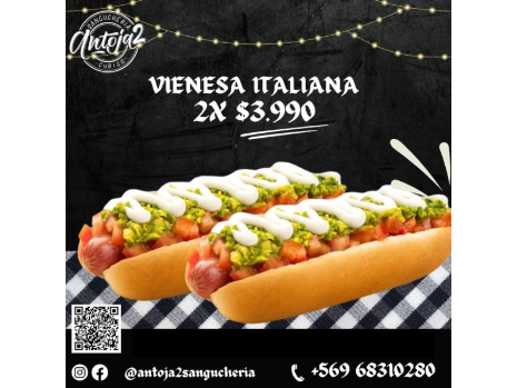 2 VIENESAS ITALIANAS