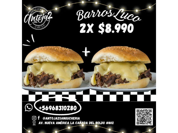 2 BARROS LUCO X $8.990