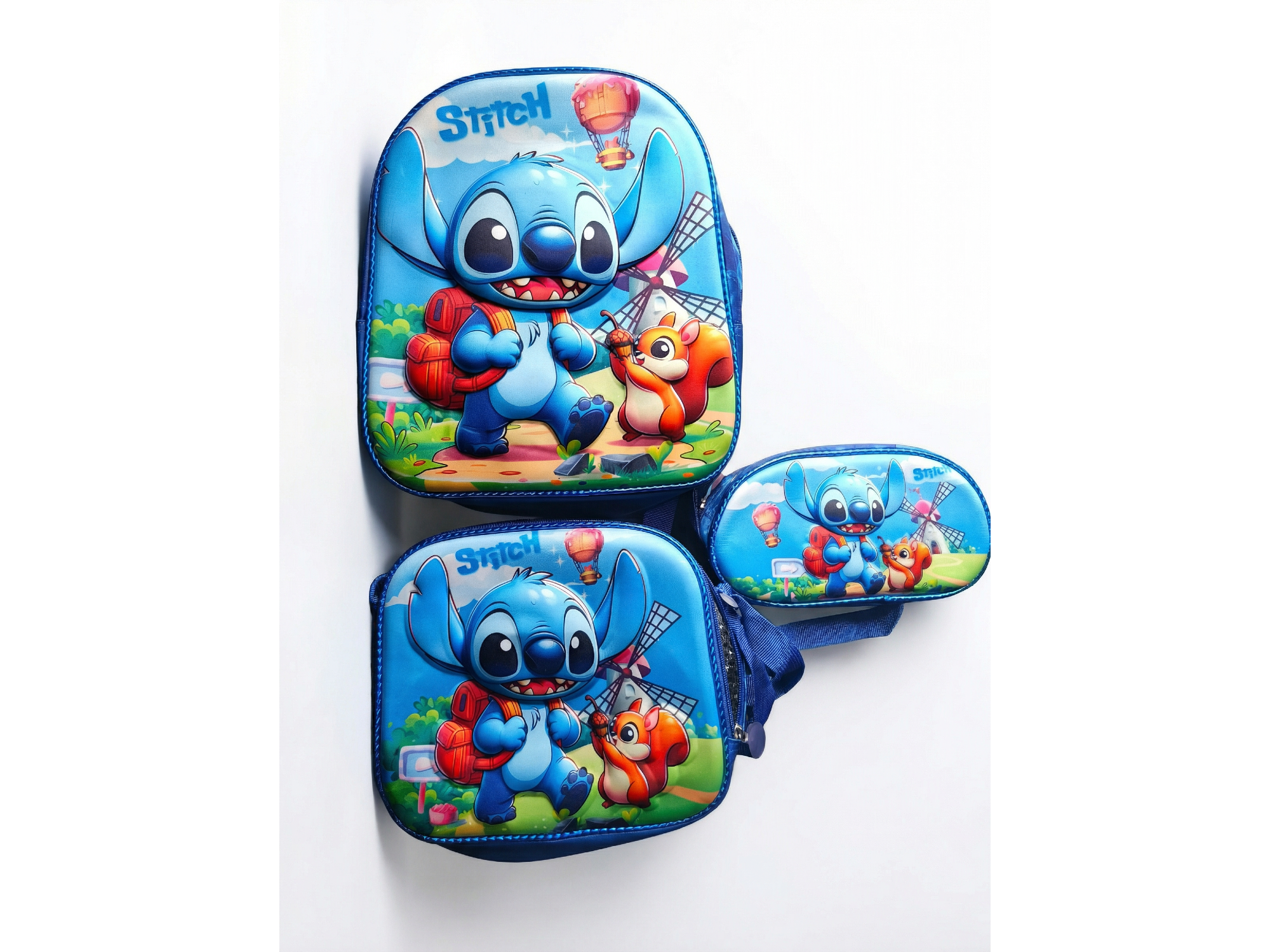 Mochila 3 en 1 Stich 3D