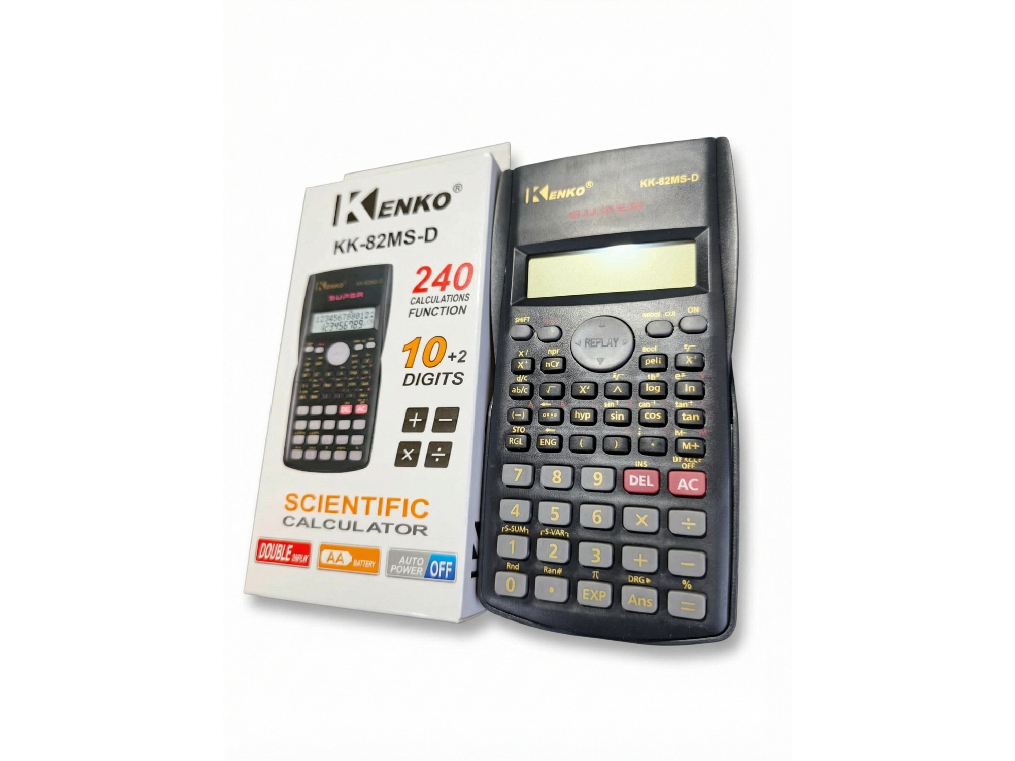 Calculadora Cientifica incluye Pilas