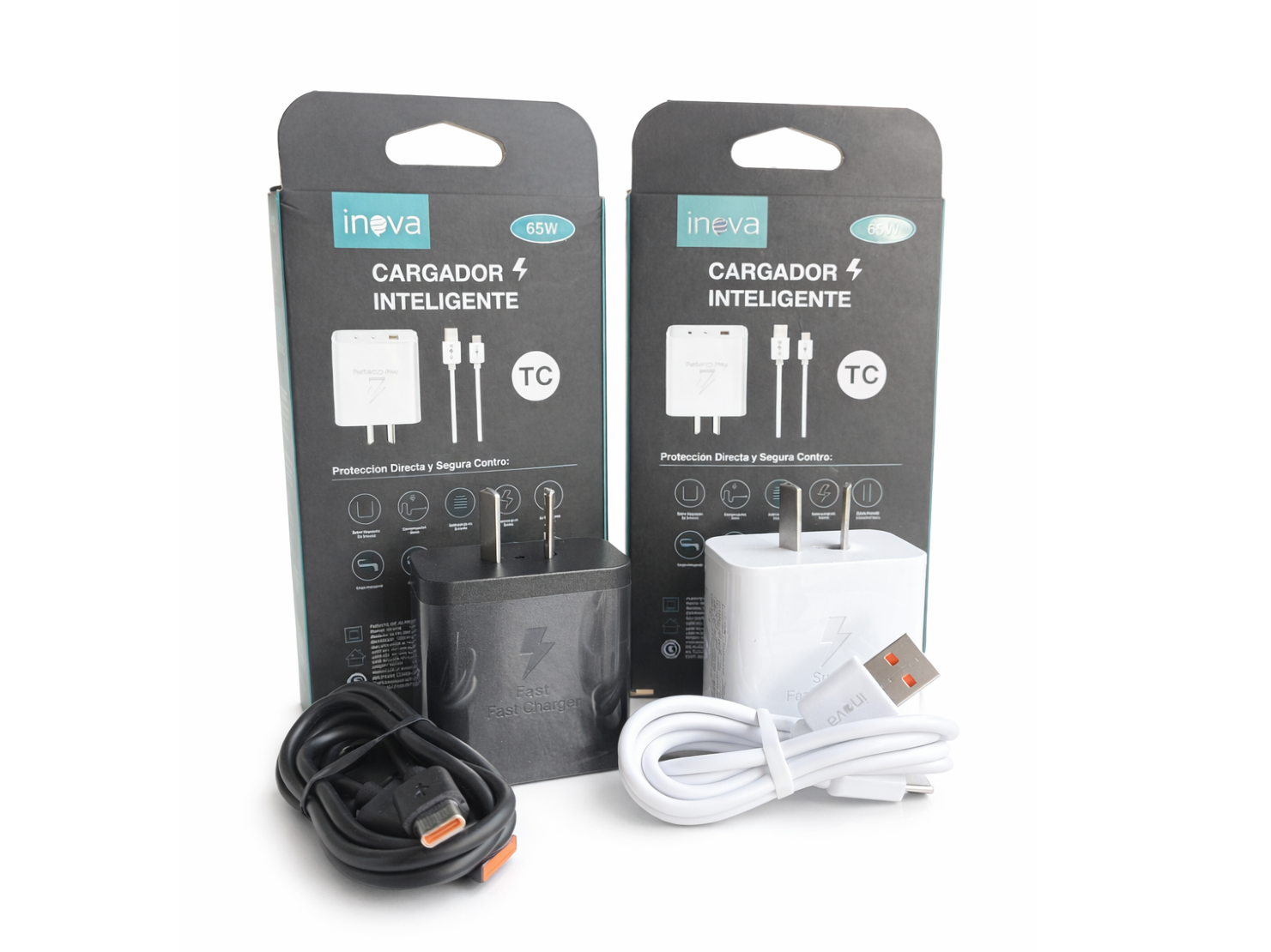 Cargador Carga rapida 65w inteligente