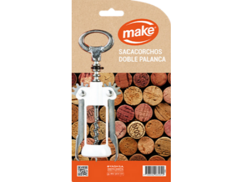 SACACORCHOS DOBLE PALANCA MAKE X3 unidades