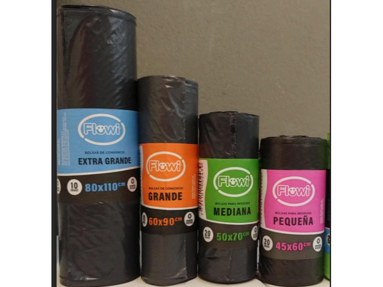 BOLSA RESIDUO PLEG 45X60 FLOWI