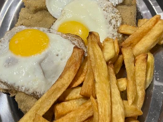 MILANESA A CABALLO TRADICIONAL P/2 PERSONAS de Alto Sangüi