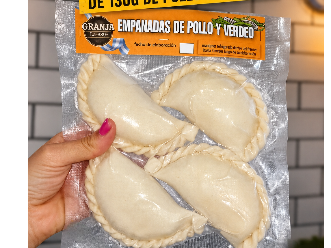 Empanadas X 4 POLLO AL VERDEO