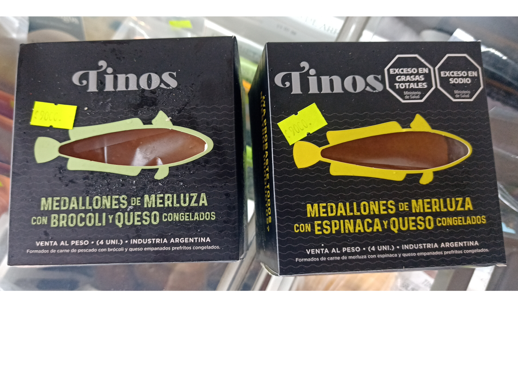 Medallones de merluza (espinaca y queso o brócoli y queso)