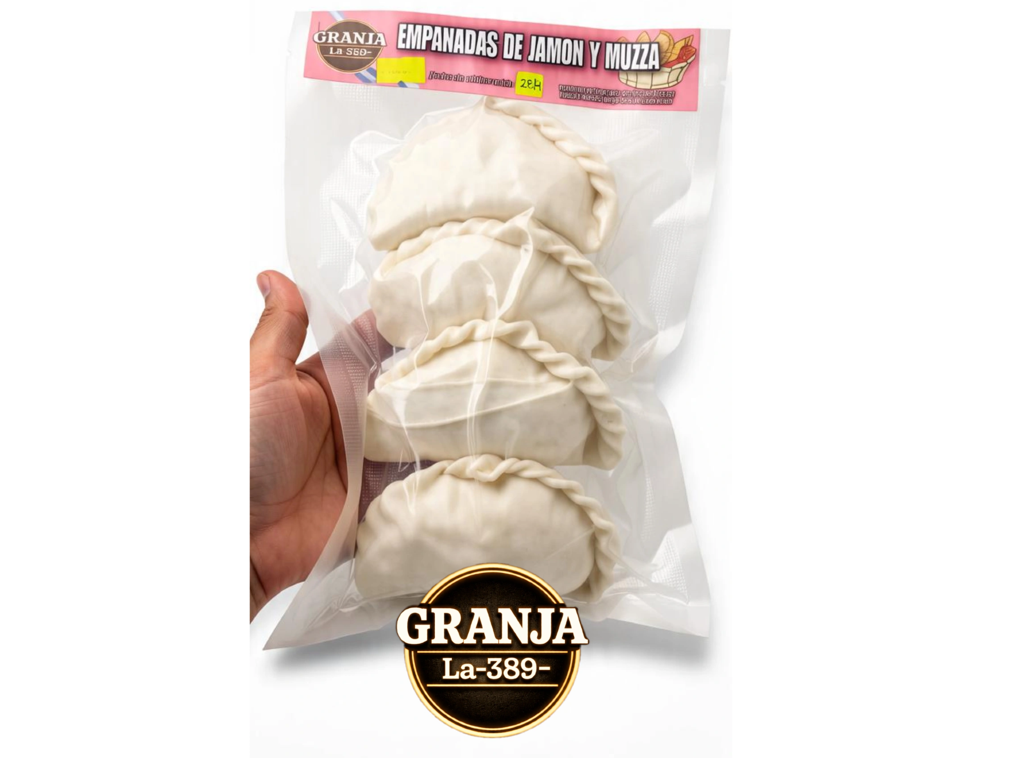 Empanadas de jamón y queso x 4