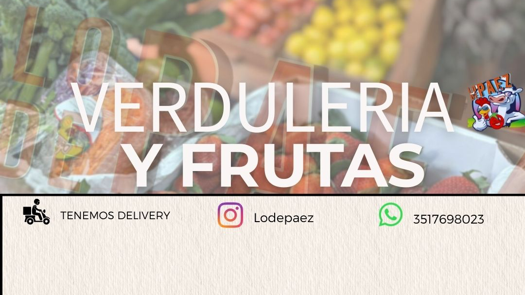 "VERDULERIA Y FRUTAS"