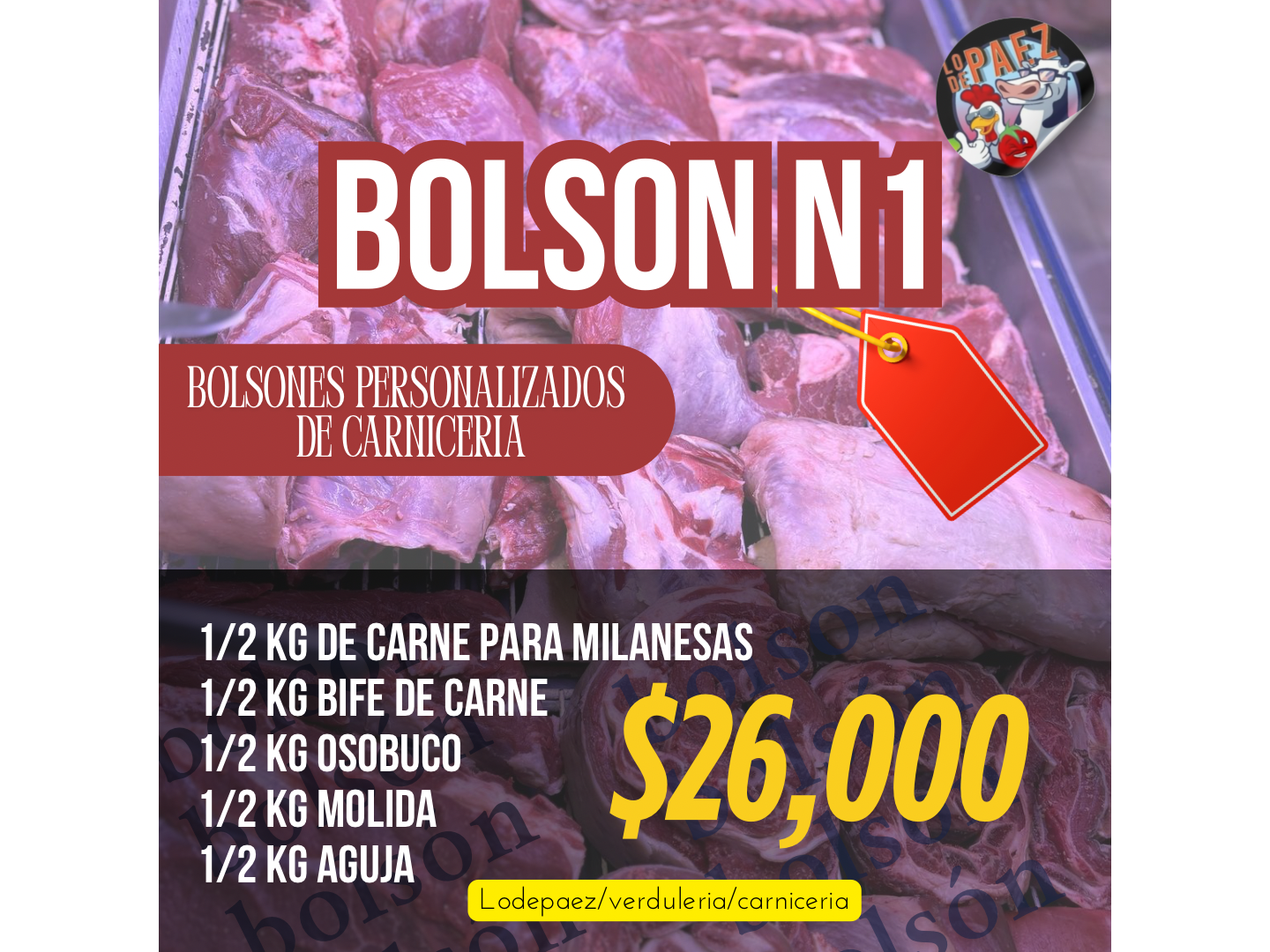 Bolsón N1/nuevo