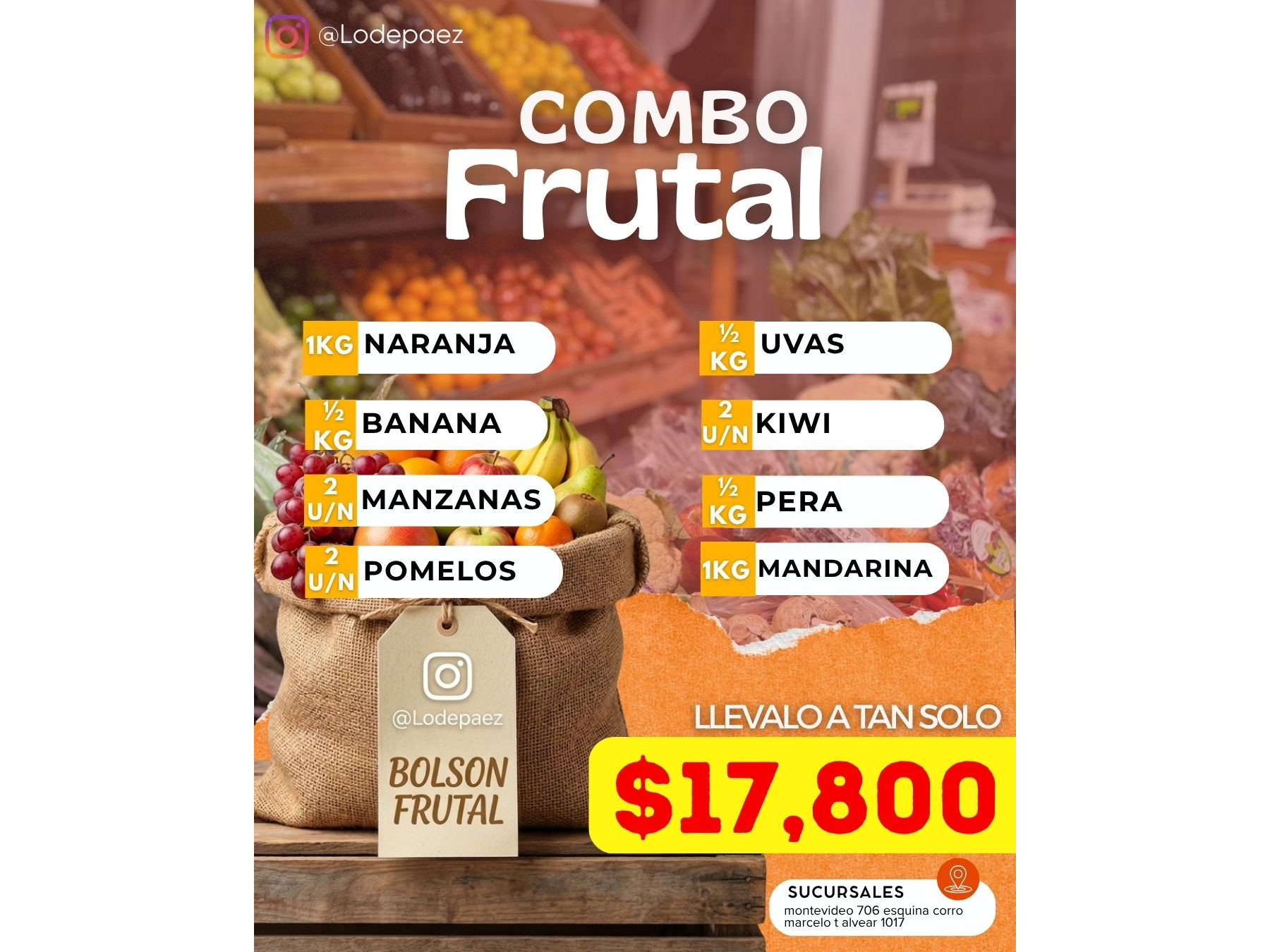 COMBO FRUTAL!