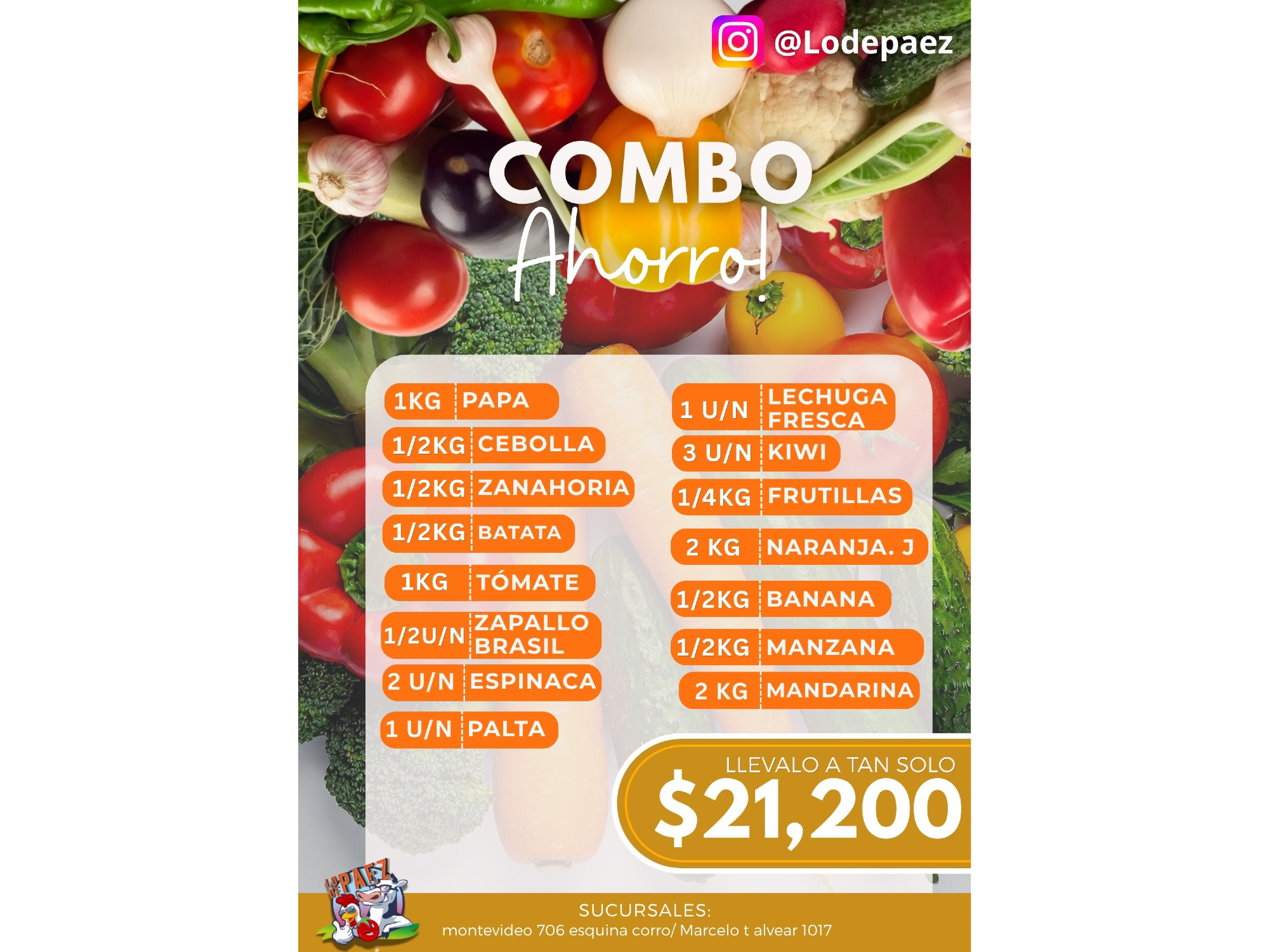COMBO AHORRO VERDULERIA