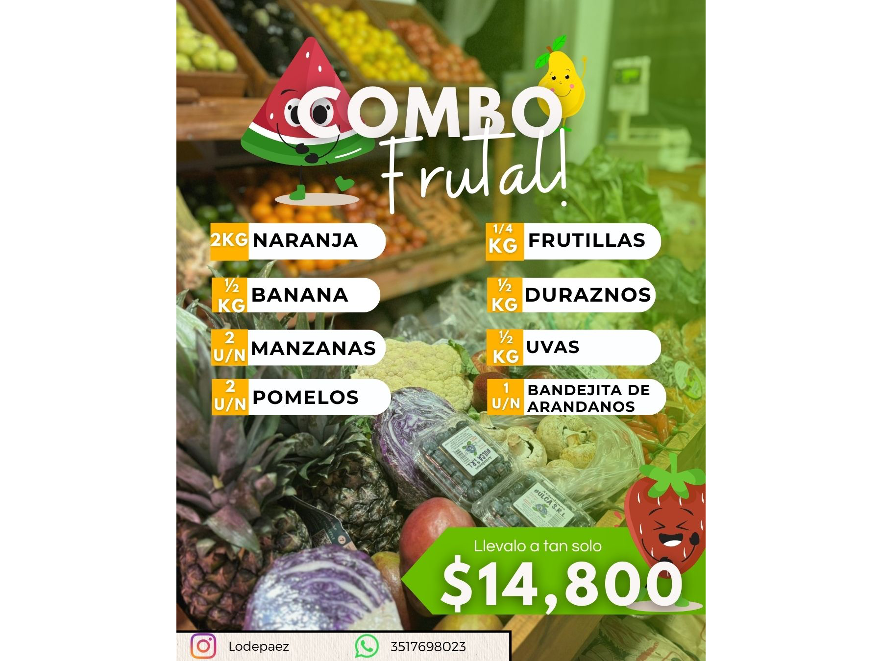 COMBO FRUTAL!