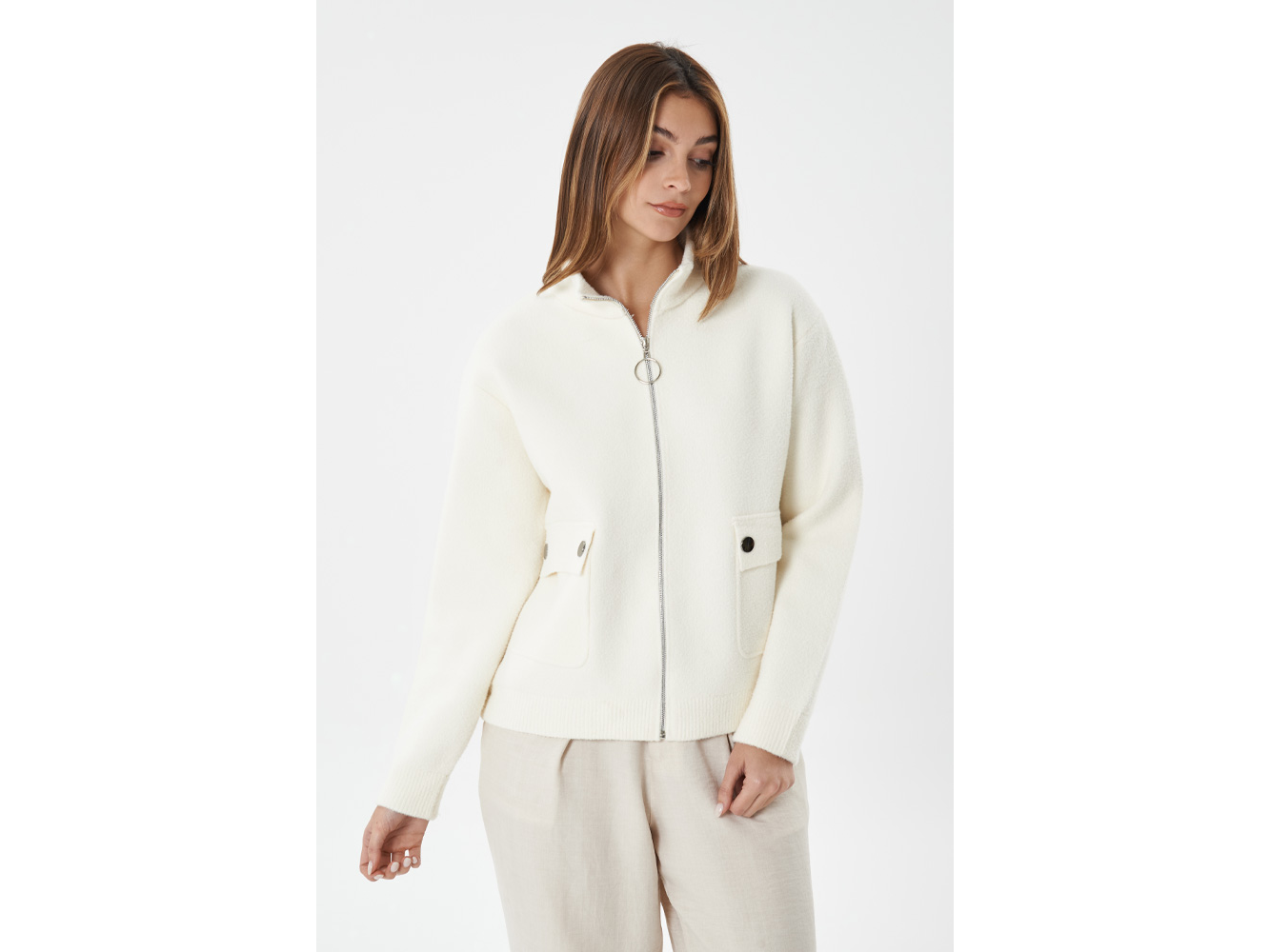 Sweater Campera Yerbal