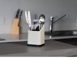 Organizador rectangular con divisiones BEIGE