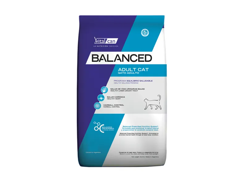 Balanced Gato Adulto x 7,5 kg