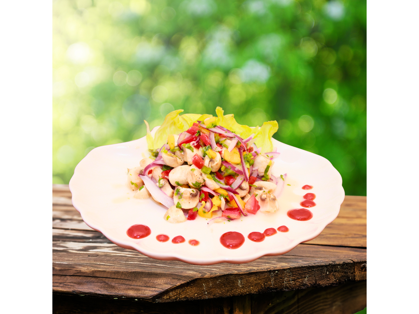 CEVICHE DE CHAMPIÑON