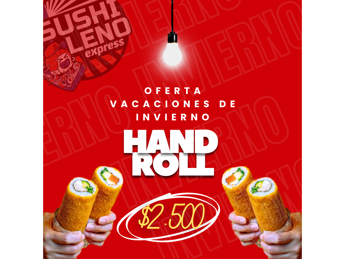 HAND ROLLS OFERTA INVIERNO