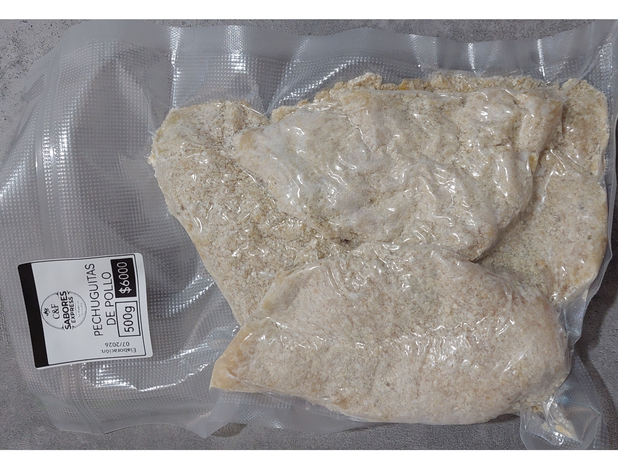 Pechuguitas de pollo x 500g