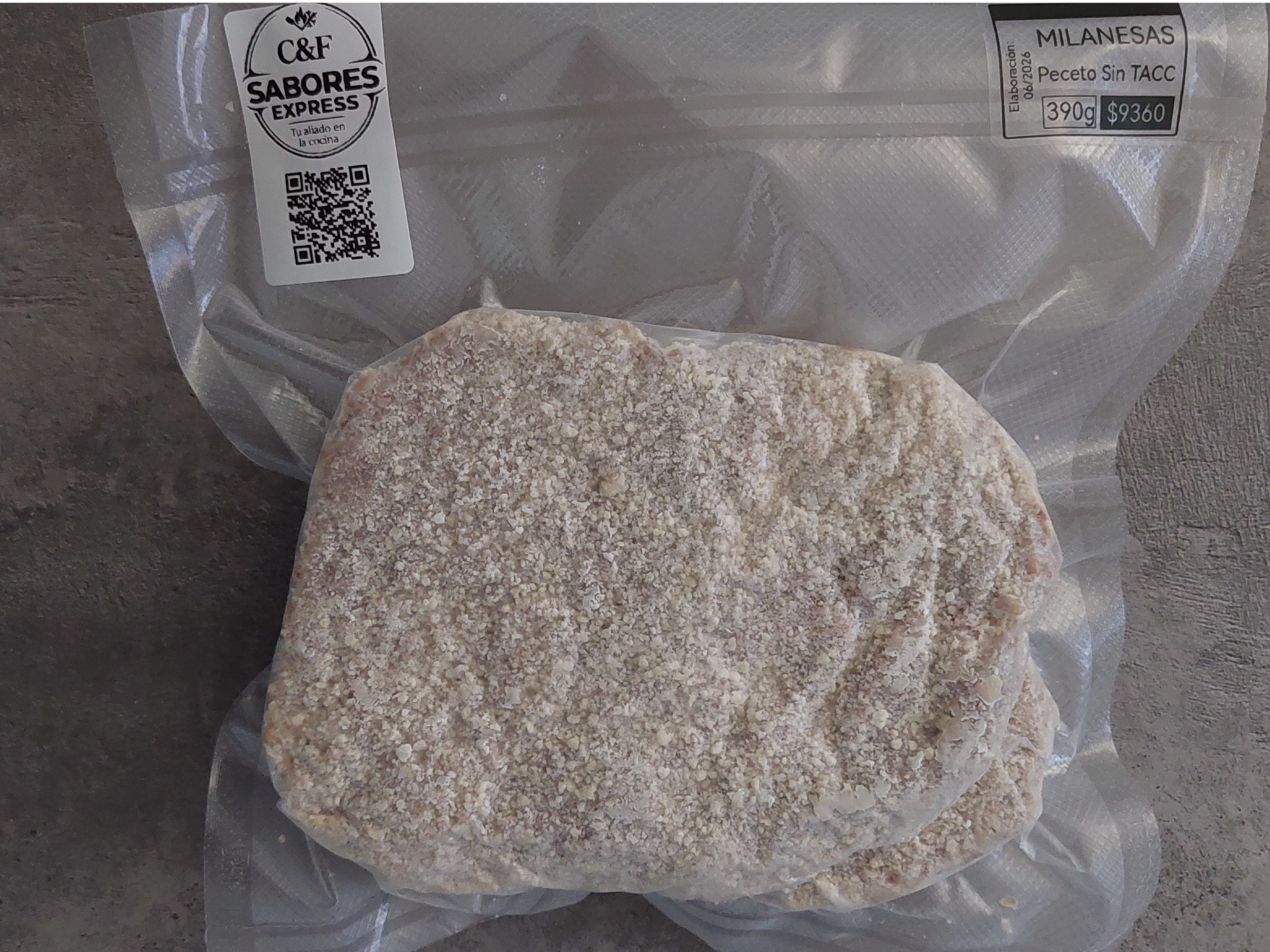 Milanesas de carne x 500g sin TACC