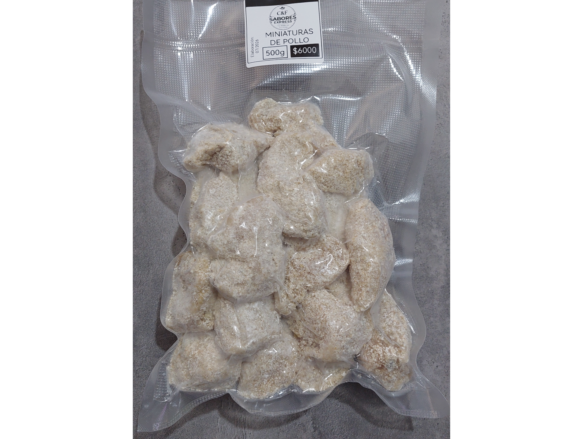 Miniaturas de pollo x 500g
