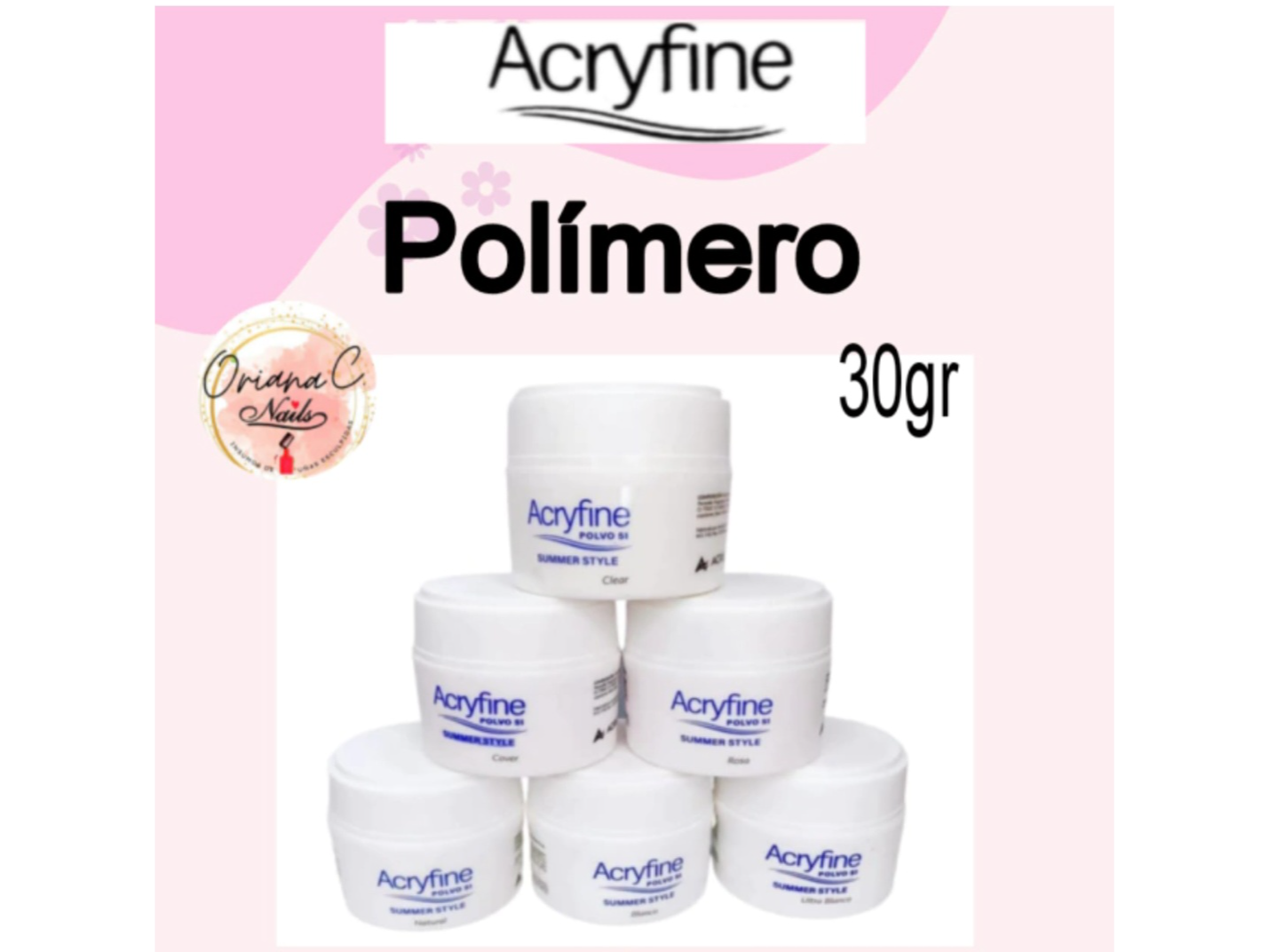 Polimero Acryfine 30gr