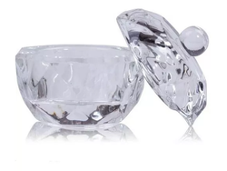 Vasito c/tapa Cristal
