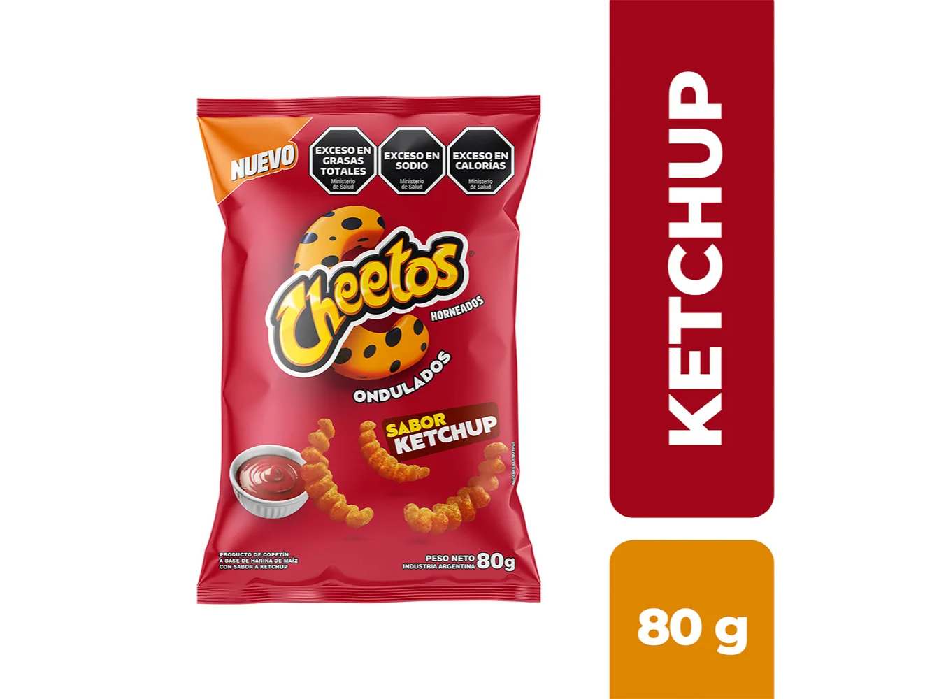 CHESTOS SABOR KETCHUP 80 GRS