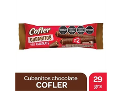 COFLER CUBANITOS SABOR CHOCOLATE 29 GRS