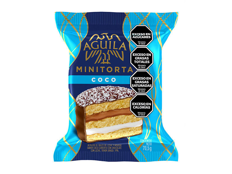 AGUILA MINI TORTA COCO 70.5 GRS