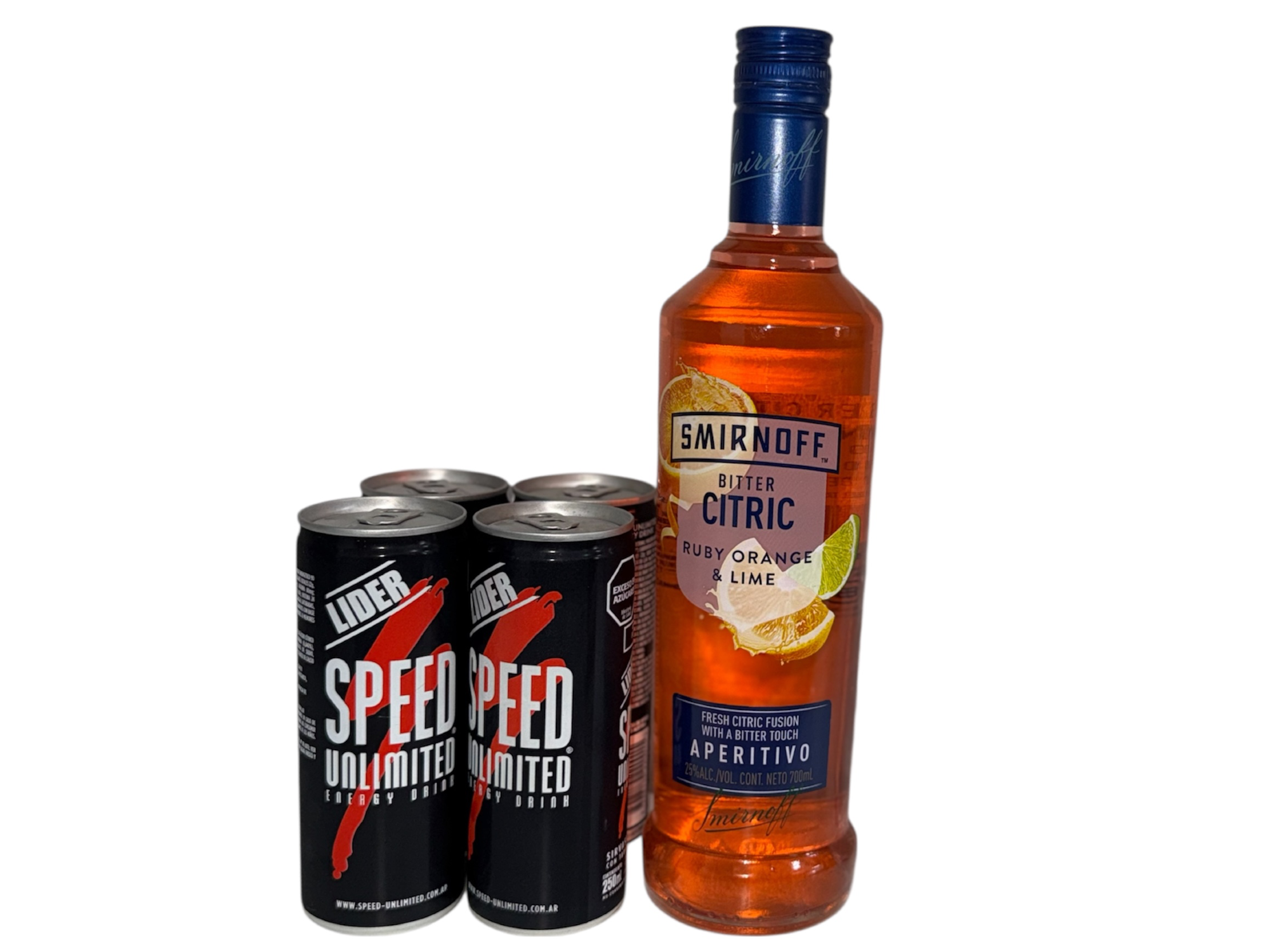 PROMO SMIRNOFF RUBY ORANGE Y LIME