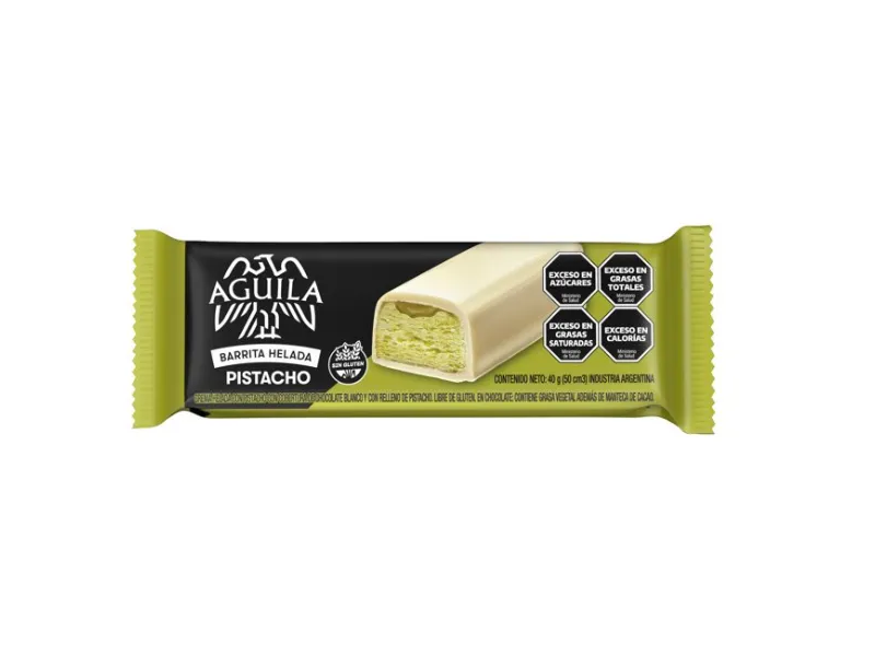 BARRITA HELADA AGUILA RELLENO PISTACHO 40GR