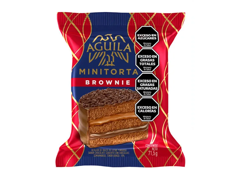 AGUILA MINI TORTA BROWNIE 71.5 GRS