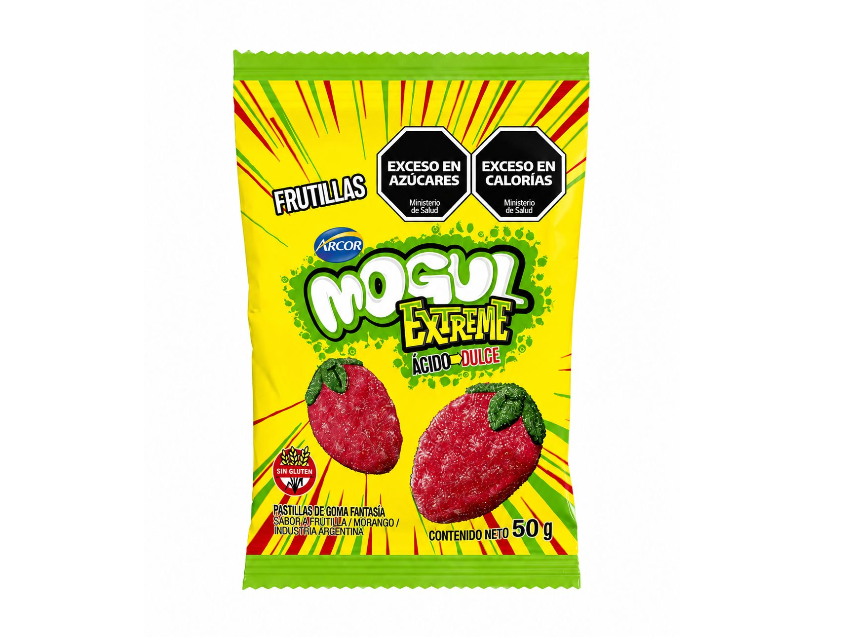 MOGUL EXTREME FRUTILLAS 50 GRS