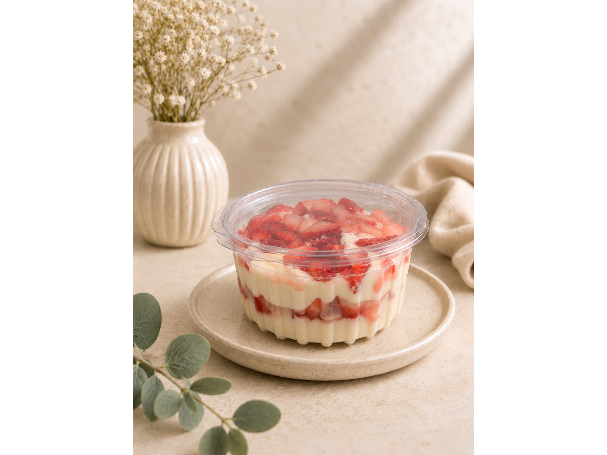 FRUTILLAS CON CREMA