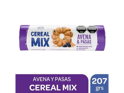 CEREAL MIX AVENA Y PASAS 207 GRS