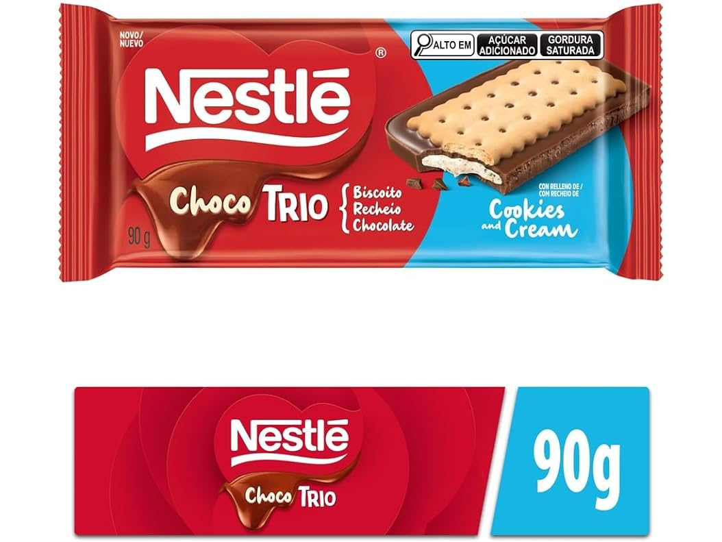 TABLETA NESTLÉ CHOCOTRIO COOKIES AND CREAM 90 GR