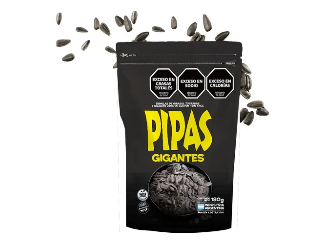 PIPAS GIGANTES DOY PACK 160 GRS