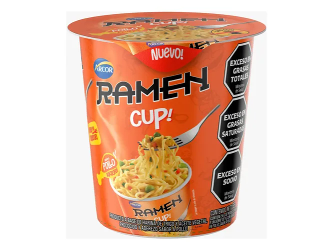 RAMEN CUP ARCOR POLLO