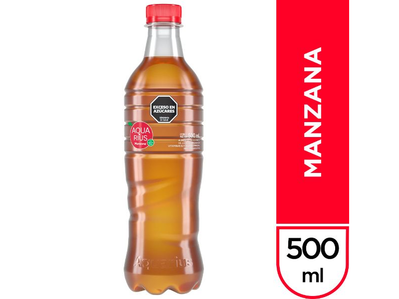 AQUARIUS MANZANA 500 ML