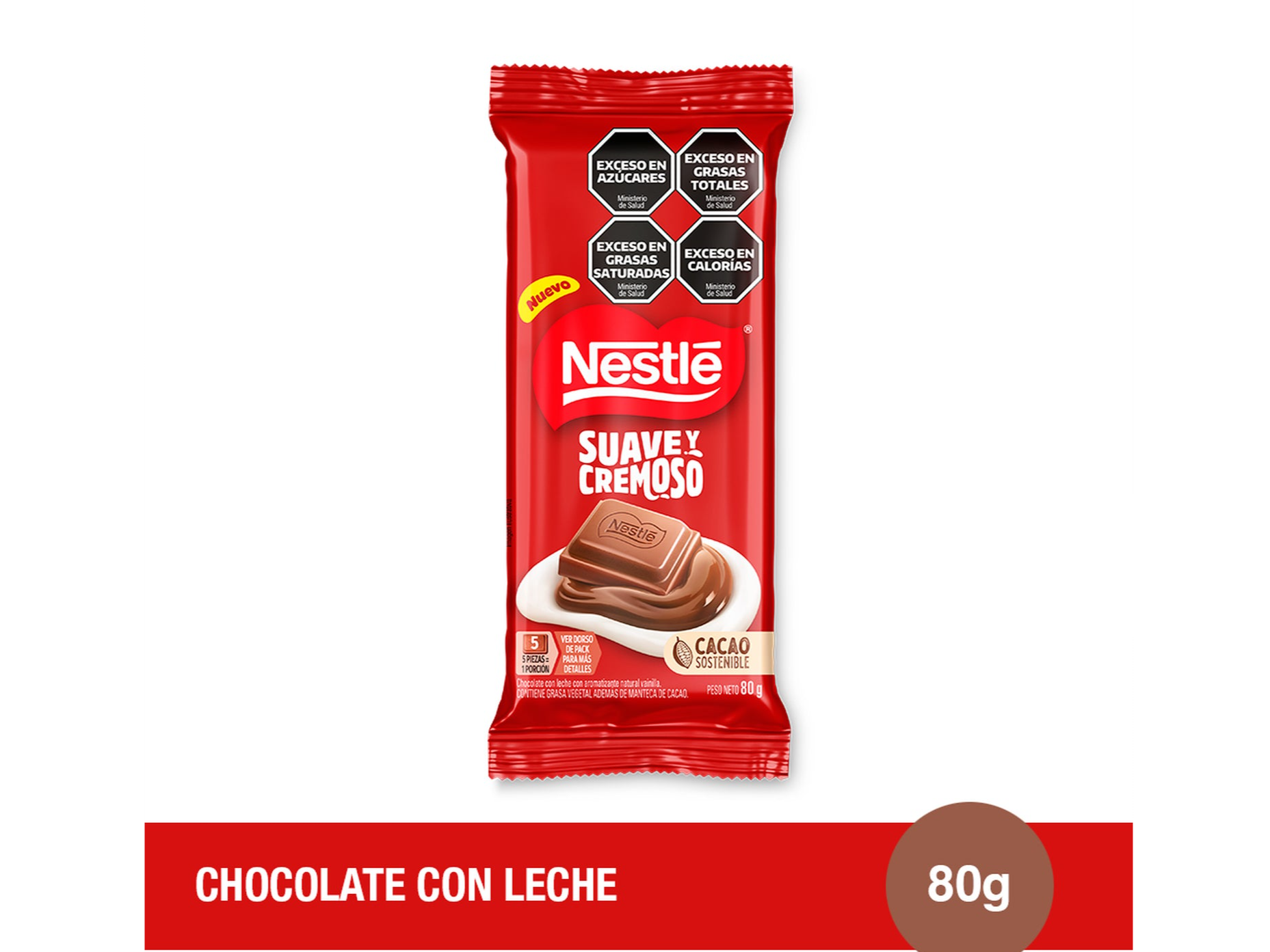 TABLETA NESTLÉ SUAVE Y CREMOSO