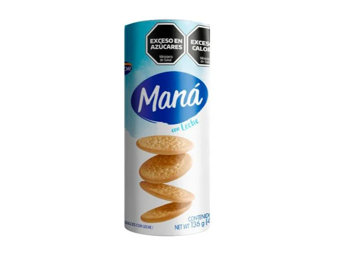 MANA SIMPLE SABOR LECHE 136 GRS