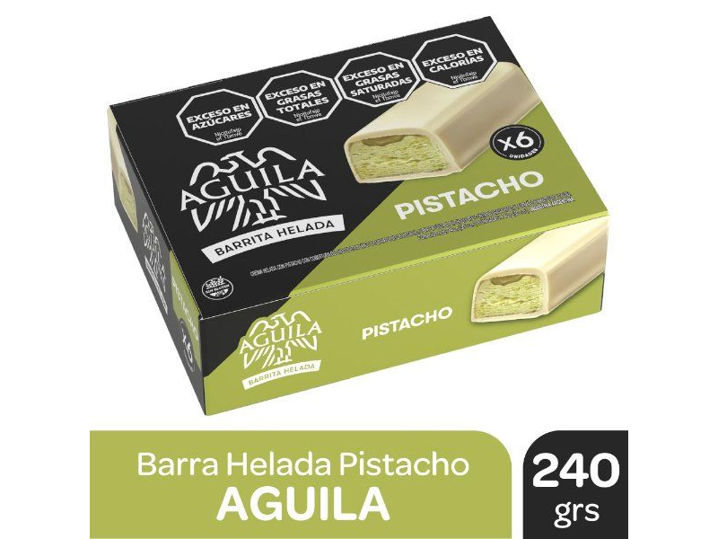 BARRA  PISTACHO POR UND 34 GRS
